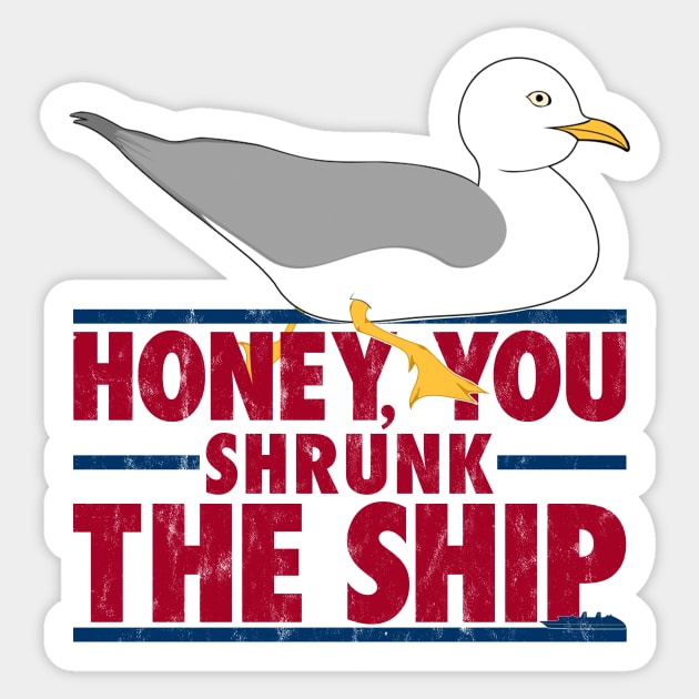 Honey, You Shrunk the Ship Sticker by Disney Cruise Line Blog